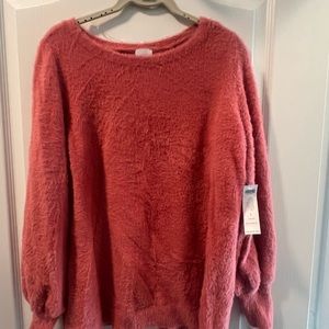 NWT Chico Eyelash Solid pullover sweater size 1
